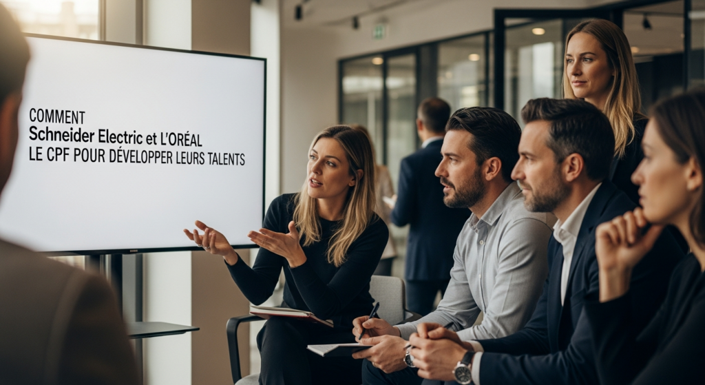 Comment Schneider Electric et L'Oréal Utilisent le CPF pour Développer Leurs Talents
