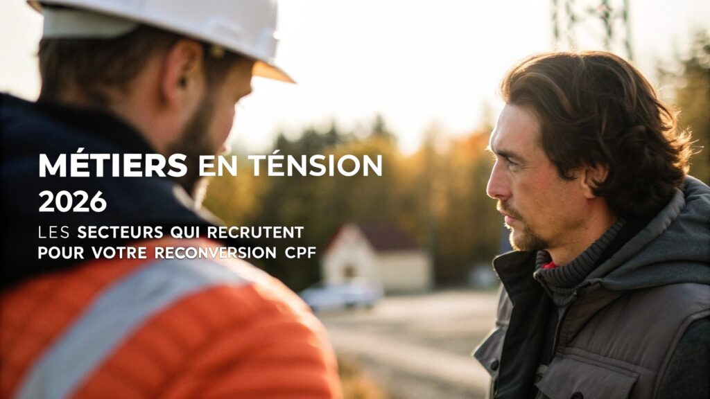 Métiers en Tension 2026 Les Secteurs qui Recrutent pour Votre Reconversion CPF